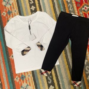 Burberry kids shirt & pants set